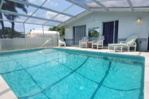 Entire home with pool & beach 5 min away!
